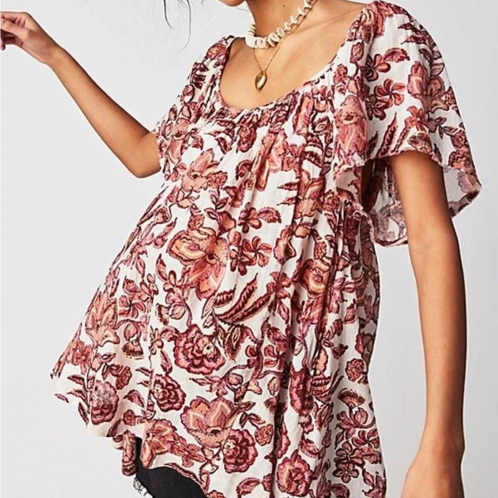 NWT Kauai getaway printed tunic by Free People in size XS